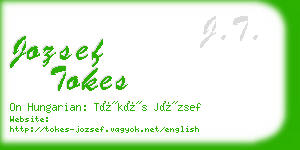 jozsef tokes business card